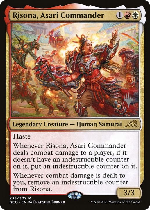 Risona, Asari Commander in the group Magic the Gathering / Types / Colors / Multicolors / R, W at Proxyprinters.com (26043)