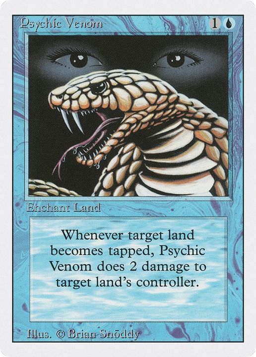 Psychic Venom in the group Magic the Gathering / Sets / Rise of the Eldrazi Promos at Proxyprinters.com (26044)