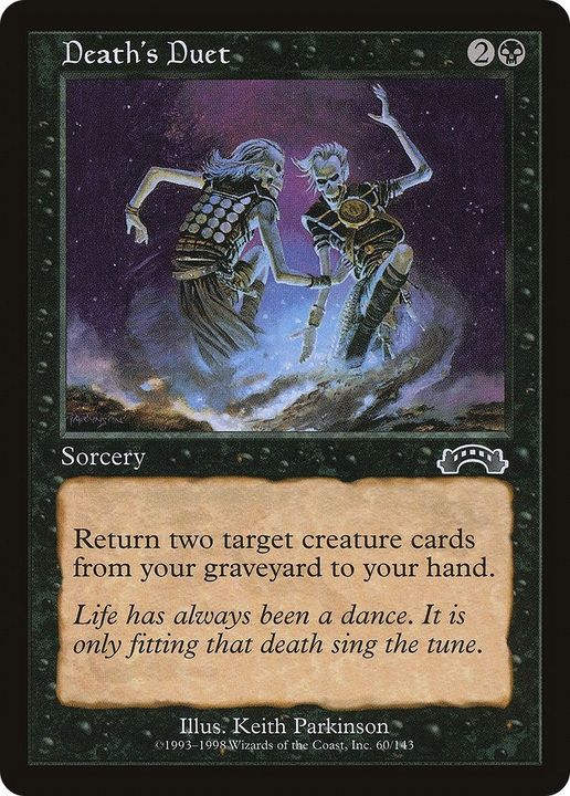 Death's Duet in the group Magic the Gathering / Types / Colors / Black at Proxyprinters.com (26046)