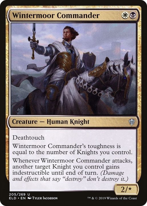 Wintermoor Commander in the group Magic the Gathering / Types / Colors / Multicolors / B, W at Proxyprinters.com (2605)