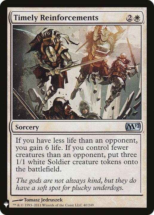 Timely Reinforcements in the group Magic the Gathering / Sets / The List at Proxyprinters.com (26058)