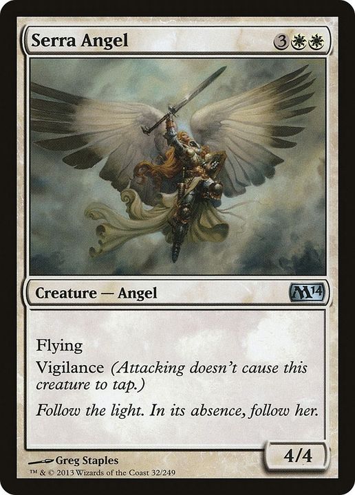 Serra Angel in the group Magic the Gathering / Types / Colors / White at Proxyprinters.com (26060)