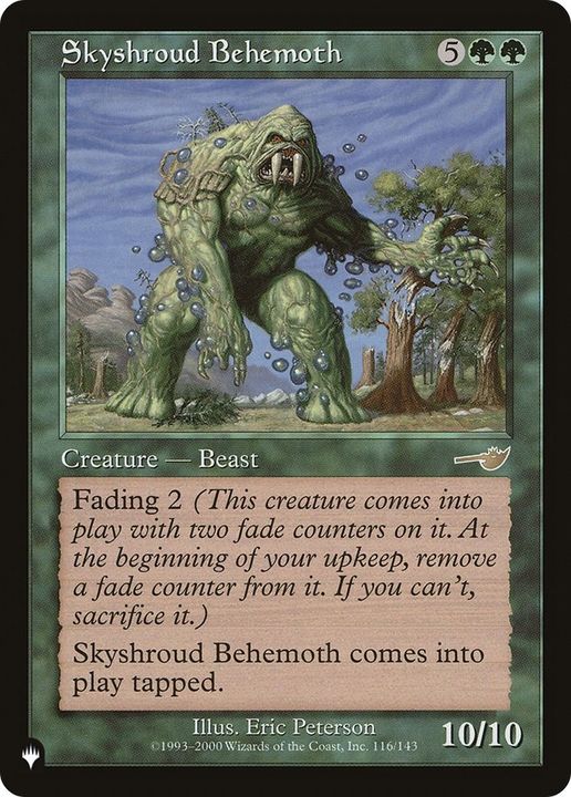 Skyshroud Behemoth in the group Magic the Gathering / Sets / The List at Proxyprinters.com (26072)