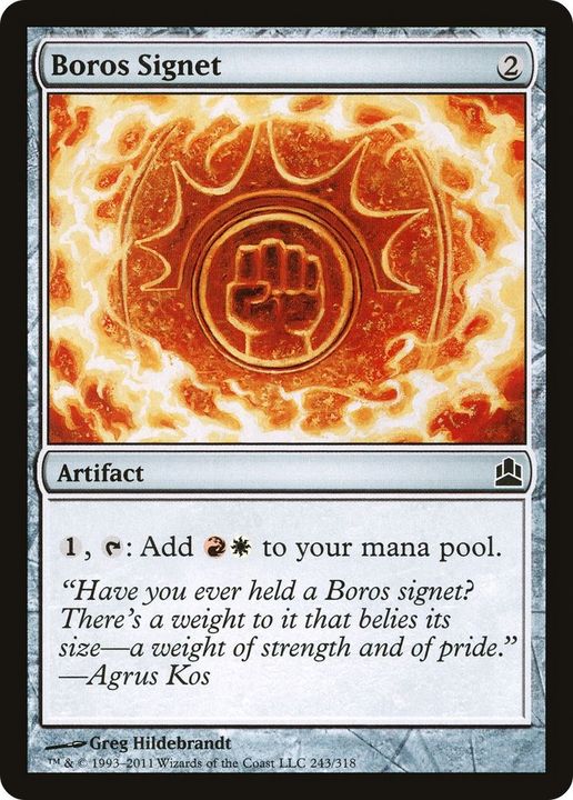 Boros Signet in the group Magic the Gathering / Types / Artifacts / Artifact at Proxyprinters.com (26073)