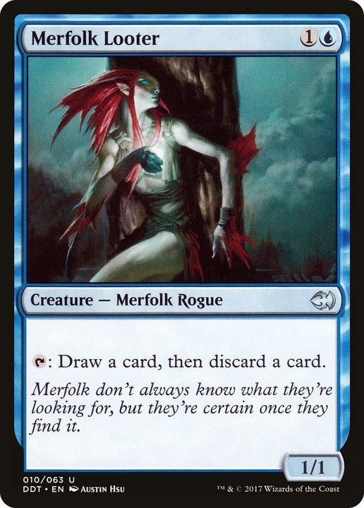 Merfolk Looter in the group Magic the Gathering / Types / Colors / Blue at Proxyprinters.com (26077)