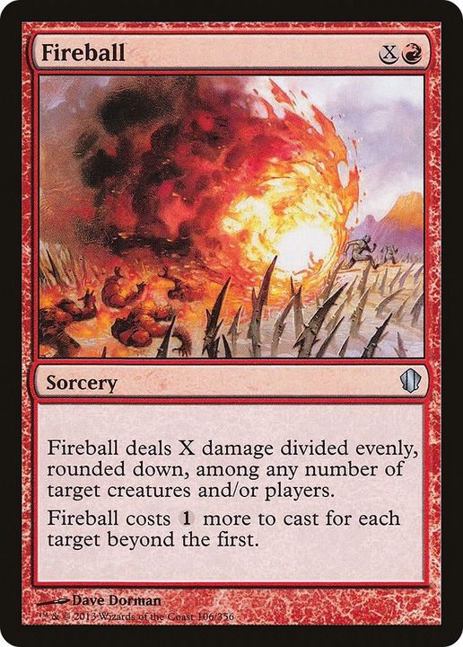 Fireball in the group Magic the Gathering / Types / Colors / Red at Proxyprinters.com (26111)