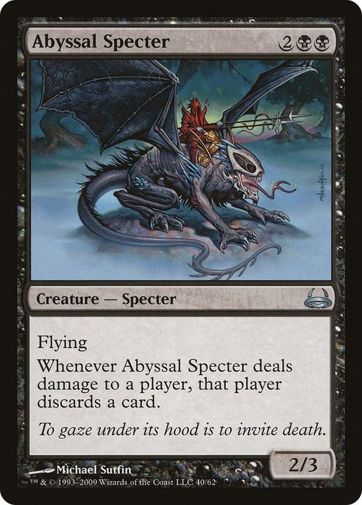 Abyssal Specter in the group Magic the Gathering / Types / Colors / Black at Proxyprinters.com (26114)