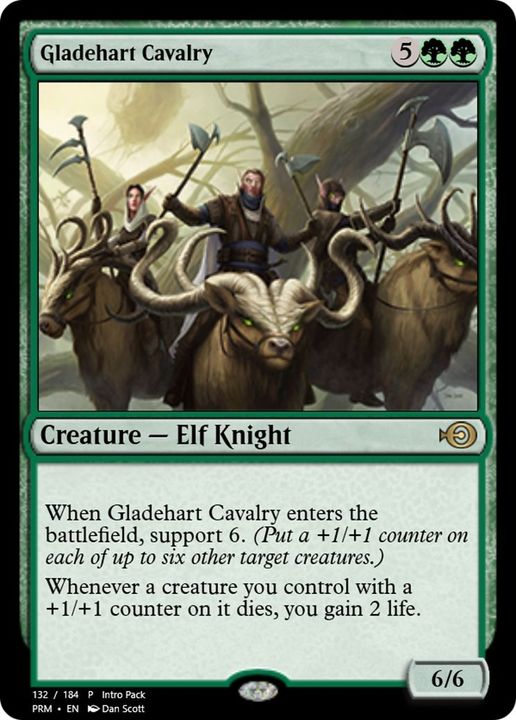 Gladehart Cavalry in the group Magic the Gathering / Types / Creatures / Elf at Proxyprinters.com (26123)