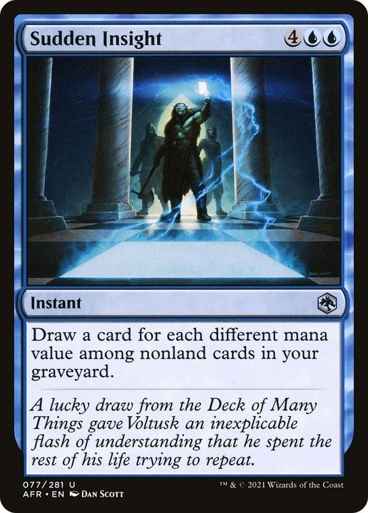 Sudden Insight in the group Magic the Gathering / Types / Colors / Blue at Proxyprinters.com (2613)