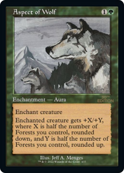 Aspect of Wolf in the group Magic the Gathering / Types / Colors / Green at Proxyprinters.com (26138)