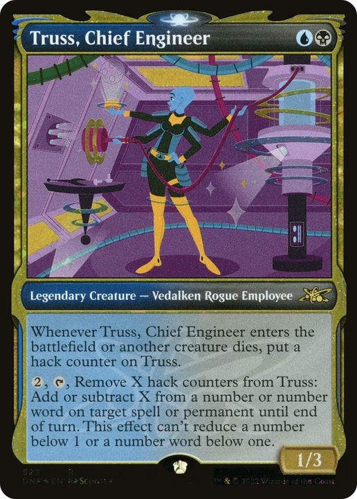 Truss, Chief Engineer in the group Magic the Gathering / Types / Colors / Multicolors / B, U at Proxyprinters.com (26149)