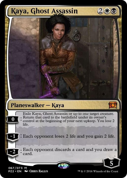 Kaya, Ghost Assassin in the group Magic the Gathering / Types / Colors / Multicolors / B, W at Proxyprinters.com (26150)