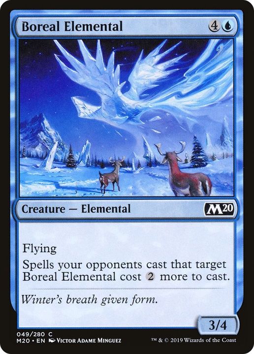 Boreal Elemental in the group Magic the Gathering / Sets / Core Set 2020 at Proxyprinters.com (26151)