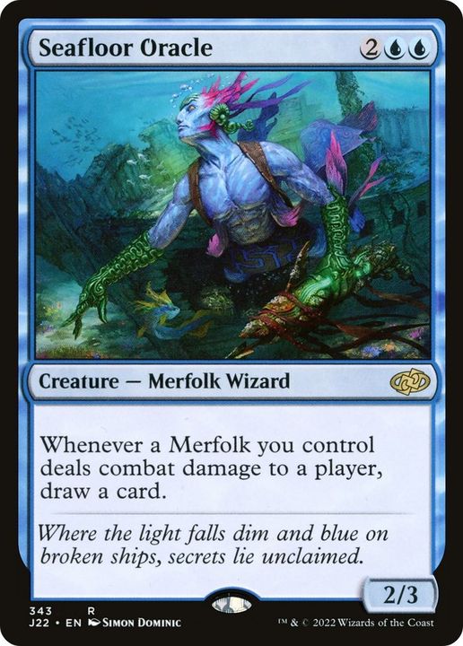 Seafloor Oracle in the group Magic the Gathering / Sets / Jumpstart 2022 at Proxyprinters.com (26153)