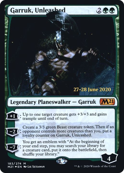 Garruk, Unleashed in the group Magic the Gathering / Types / Colors / Green at Proxyprinters.com (26168)