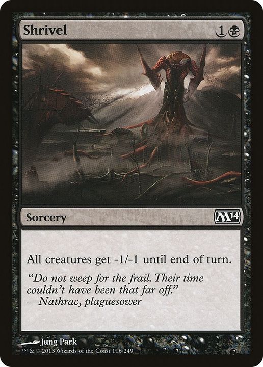 Shrivel in the group Magic the Gathering / Types / Colors / Black at Proxyprinters.com (26192)