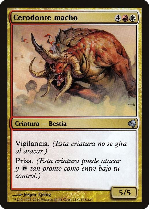 Bull Cerodon in the group Magic the Gathering / Types / Colors / Multicolors / R, W at Proxyprinters.com (26194)