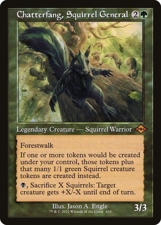 Chatterfang, Squirrel General in the group Magic the Gathering / Types / Creatures / Warrior at Proxyprinters.com (26202)