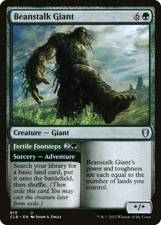 Beanstalk Giant // Fertile Footsteps in the group Magic the Gathering / Sets / Commander Legends: Battle for Baldur's Gate at Proxyprinters.com (26236)