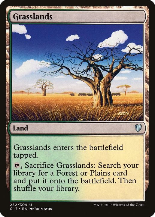 Grasslands in the group Magic the Gathering / Sets / Commander 2017 at Proxyprinters.com (26248)