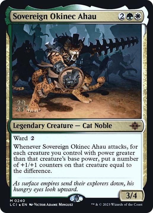 Sovereign Okinec Ahau in the group Magic the Gathering / Types / Colors / Multicolors / G, W at Proxyprinters.com (26253)