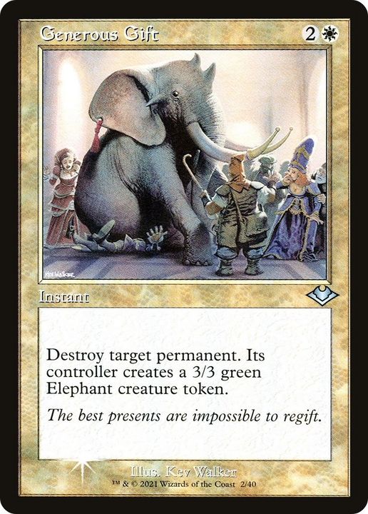 Generous Gift in the group Magic the Gathering / Types / Colors / White at Proxyprinters.com (26270)