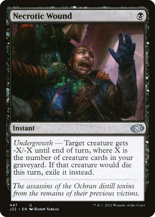 Necrotic Wound in the group Magic the Gathering / Types / Colors / Black at Proxyprinters.com (26322)