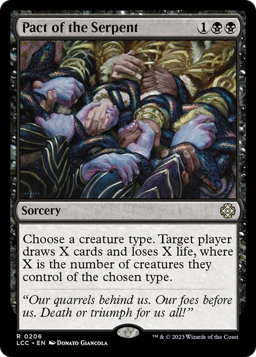 Pact of the Serpent in the group Magic the Gathering / Types / Colors / Black at Proxyprinters.com (26327)