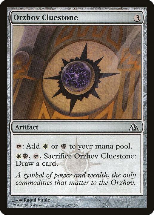 Orzhov Cluestone in the group Magic the Gathering / Types / Artifacts / Artifact at Proxyprinters.com (26331)