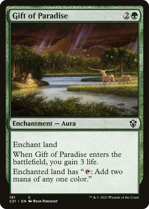 Gift of Paradise in the group Magic the Gathering / Types / Colors / Green at Proxyprinters.com (26339)