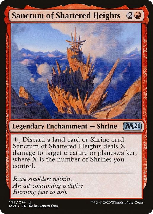 Sanctum of Shattered Heights in the group Magic the Gathering / Types / Enchantment / Legendary Enchantment at Proxyprinters.com (26342)