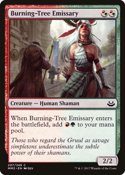 Burning-Tree Emissary in the group Magic the Gathering / Types / Colors / Multicolors / G, R at Proxyprinters.com (26357)