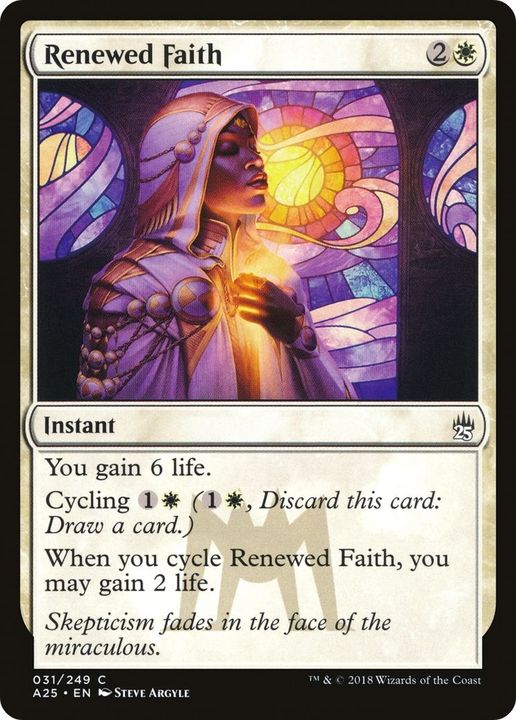 Renewed Faith in the group Magic the Gathering / Types / Colors / White at Proxyprinters.com (26386)