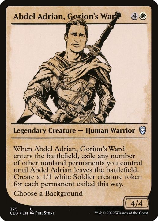 Abdel Adrian, Gorion's Ward in the group Advanced search at Proxyprinters.com (26402)