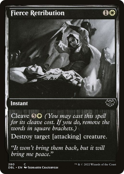 Fierce Retribution in the group Magic the Gathering / Types / Colors / White at Proxyprinters.com (26407)