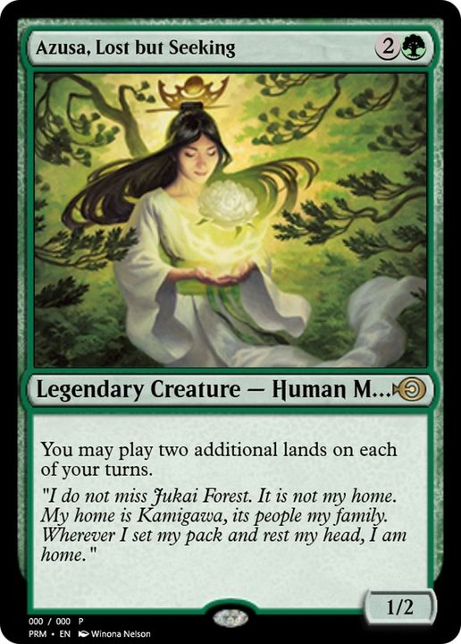 Azusa, Lost but Seeking in the group Magic the Gathering / Types / Creatures / Human at Proxyprinters.com (2641)