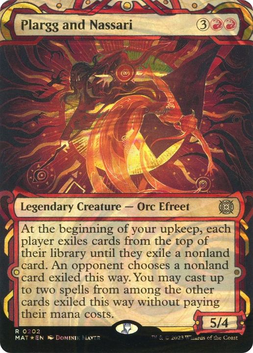 Plargg and Nassari in the group Magic the Gathering / Types / Colors / Red at Proxyprinters.com (26415)