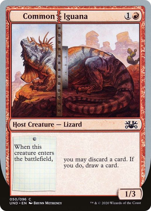 Common Iguana in the group Magic the Gathering / Types / Colors / Red at Proxyprinters.com (26444)