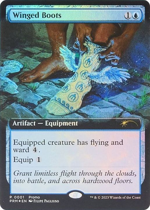 Winged Boots in the group Magic the Gathering / Sets / Midnight Hunt Art Series at Proxyprinters.com (26448)