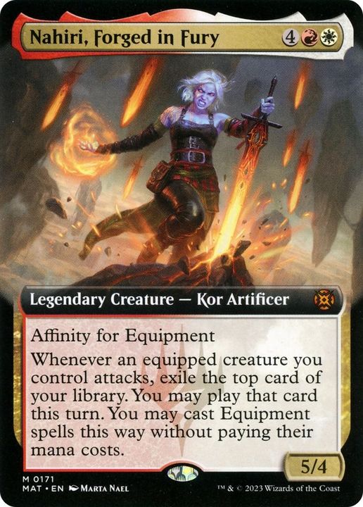 Nahiri, Forged in Fury in the group Magic the Gathering / Types / Colors / Multicolors / R, W at Proxyprinters.com (26468)