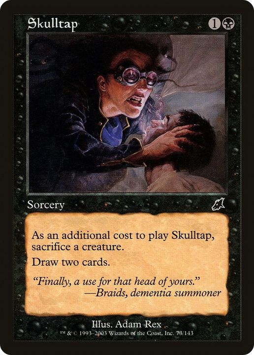 Skulltap in the group Magic the Gathering / Types / Colors / Black at Proxyprinters.com (26494)