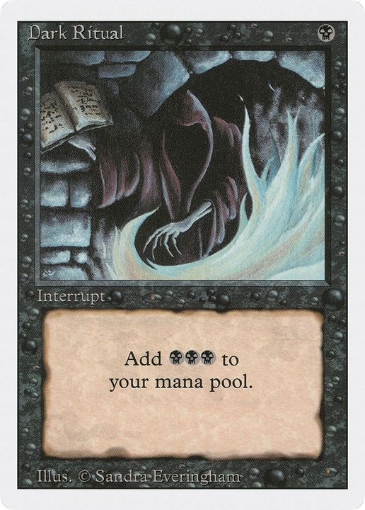 Dark Ritual in the group Magic the Gathering / Types / Colors / Black at Proxyprinters.com (26541)