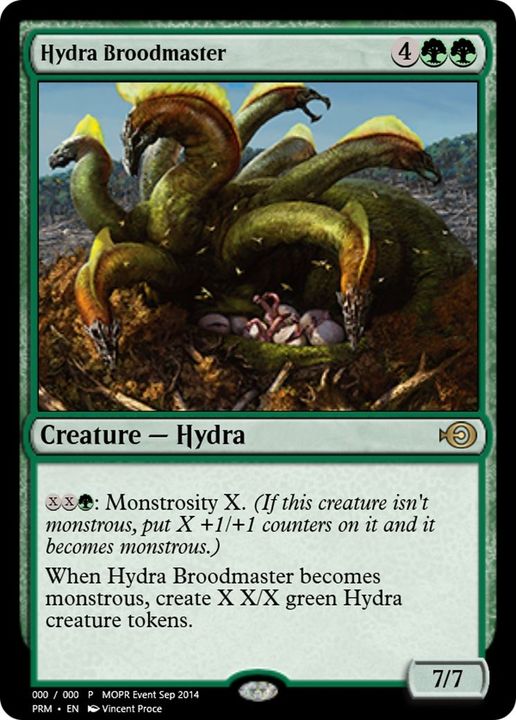 Hydra Broodmaster in the group Magic the Gathering / Types / Colors / Green at Proxyprinters.com (26559)