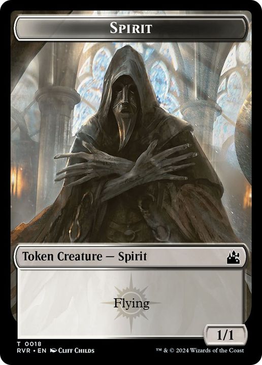 Spirit in the group Magic the Gathering / Types / Colors / Multicolors / B, W at Proxyprinters.com (26583)