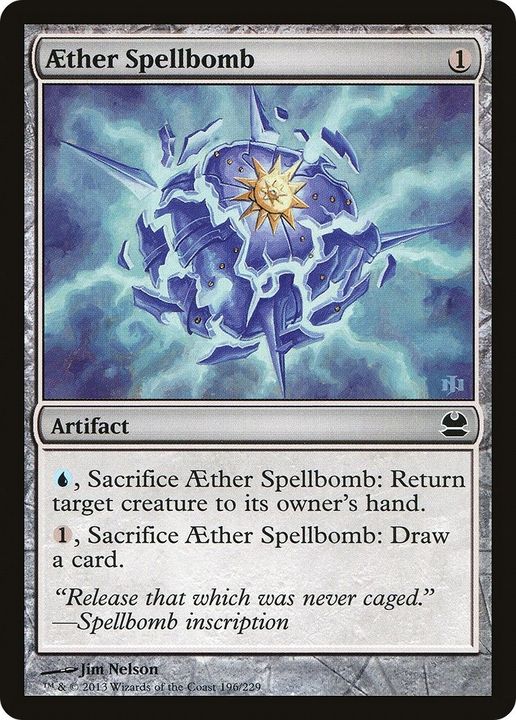 Aether Spellbomb in the group Magic the Gathering / Types / Artifacts / Artifact at Proxyprinters.com (26587)