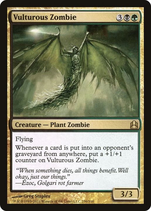 Vulturous Zombie in the group Magic the Gathering / Types / Colors / Multicolors / B, G at Proxyprinters.com (26602)