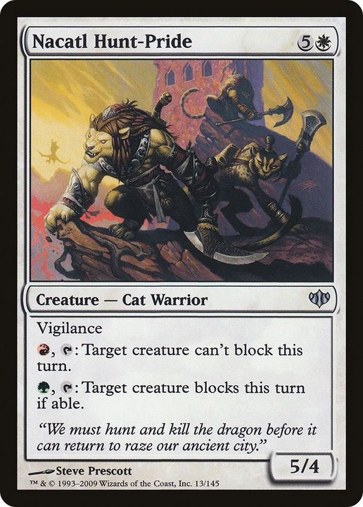 Nacatl Hunt-Pride in the group Magic the Gathering / Types / Creatures / Warrior at Proxyprinters.com (26620)