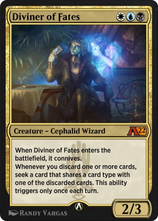 Diviner of Fates in the group Magic the Gathering / Sets / Alchemy: New Capenna at Proxyprinters.com (26626)