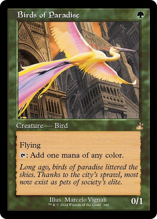 Birds of Paradise in the group Magic the Gathering / Types / Colors / Green at Proxyprinters.com (26633)