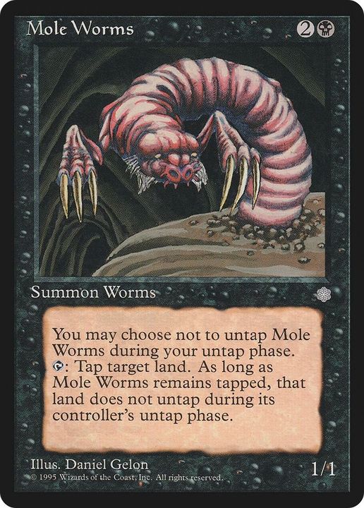 Mole Worms in the group Magic the Gathering / Types / Colors / Black at Proxyprinters.com (26645)